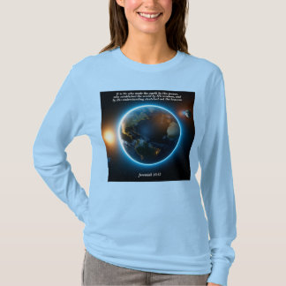 Hij heeft de aarde gemaakt: God en de schepping T-shirt