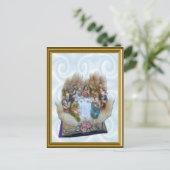 Hij heeft de hele wereld in zijn handen feestdagenkaart (Staand voorkant)