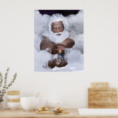 Hij heeft de hele wereld in zijn handen poster (Keuken)