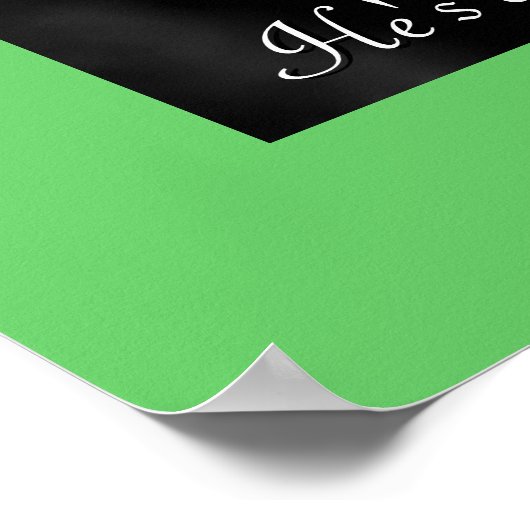 Hij heeft de hele wereld in zijn Poster van de Han (Hoek)