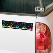 HIJ HEEFT DE HELE WERELD... Religieuze bumperstok Bumpersticker (Op Truck)