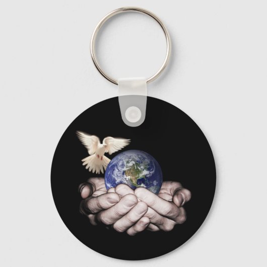 Hij heeft de hele wereld... sleutelhanger (Voorkant)