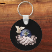 Hij heeft de hele wereld... sleutelhanger (Voorkant)