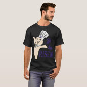 Hij heeft de Risen Doughboy Pillsbury Paarse T-shirt (Voorkant volledig)