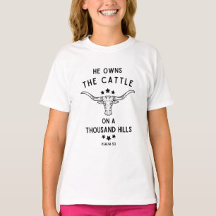 Hij heeft de veetel op duizend psalm. t-shirt
