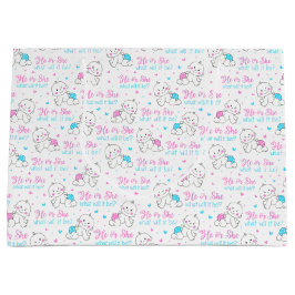 Hij heeft een nieuwe baby groot cadeauzakje