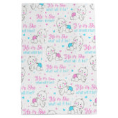 Hij heeft een nieuwe baby medium cadeauzakje (Achterkant)