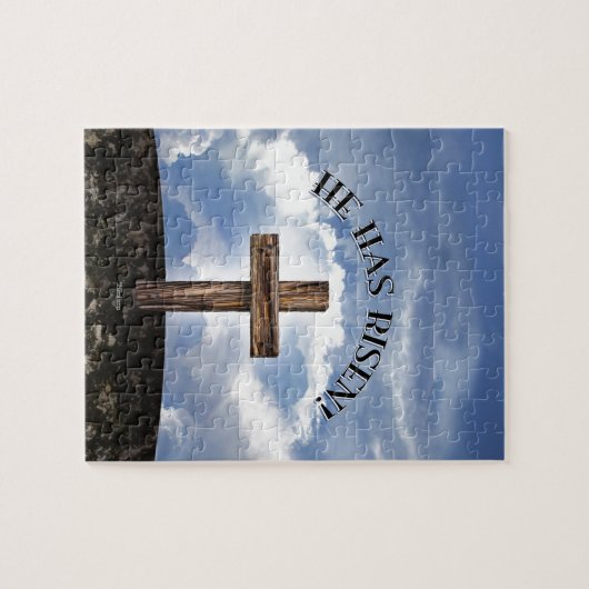 Hij heeft een rigoureus dwarse hemel legpuzzel (Horizontaal)