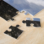 Hij heeft een rigoureus dwarse hemel legpuzzel (Zijkant)