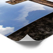 Hij heeft een rigoureus dwarse hemel poster (Hoek)