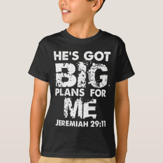 Hij heeft grote plannen voor mij Jeremiah T-shirt