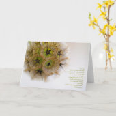 "Hij heeft hen begiftigd met vaardigheid om te exe Kaart (Gele Bloem)