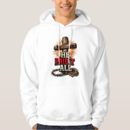 Hij heeft het allemaal betaald – Cross & Nail Chri Hoodie