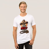 Hij heeft het allemaal betaald Tri-Blend shirt (Voorkant volledig)