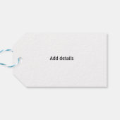 hij heeft het gedaan gefeliciteerd afstuderen voeg cadeaulabel (Achterkant Horizontaal)