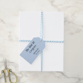 hij heeft het gedaan gefeliciteerd afstuderen voeg cadeaulabel (Met Touw)