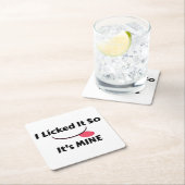 Hij heeft het gelicentieerd, dus het is MINE Kartonnen Onderzetters (Insitu)