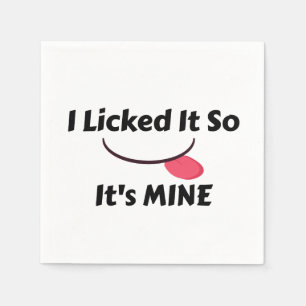 Hij heeft het gelicentieerd, dus het is MINE Servet