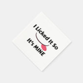 Hij heeft het gelicentieerd, dus het is MINE Servet (Hoek)