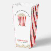 Hij Heeft Ja Gezegd Bruidsuitnodiging Popcorn Bedankdoosjes (Achterkant)