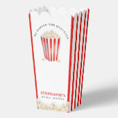 Hij Heeft Ja Gezegd Bruidsuitnodiging Popcorn Bedankdoosjes (Voorkant)
