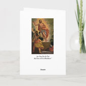 Hij heeft Jezus boven z'n grave weer opgestaan. Feestdagen Kaart (Achterkant)