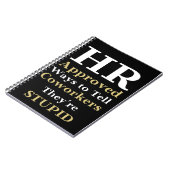 Hij heeft manieren goedgekeurd om collega's te ver notitieboek (Linkerzijde)