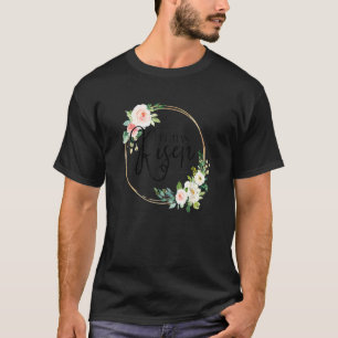 Hij heeft Matthew 286 Flora Christelijk Pasen T-shirt
