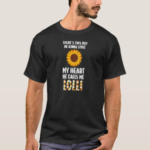 Hij heeft mijn hart gestolen. Hij noemt me lol T-shirt