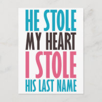 Hij heeft mijn hart gestolen (in blauw en roze)