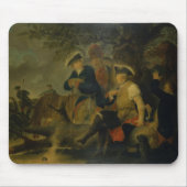 Hij heeft niet veel kanonballen gezien. muismat (Voorkant)