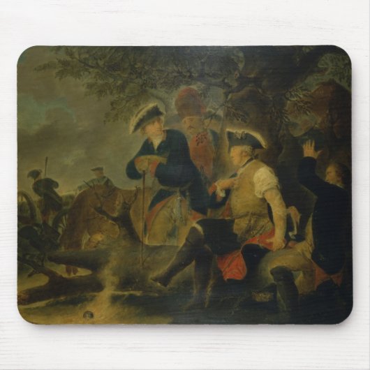 Hij heeft niet veel kanonballen gezien. muismat (Voorkant)