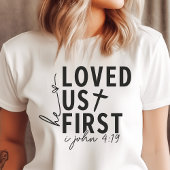 Hij Heeft Ons Eerst Liefgehad Tri-Blend Shirt