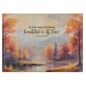 Hij heeft van alles mooie bijbelbomen gemaakt Herf Snijplank (Voorkant)