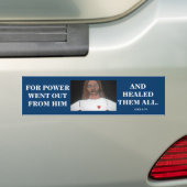 HIJ HEEFT ZE ALLEMAAL GENEZEN BUMPERSTICKER (Op auto)