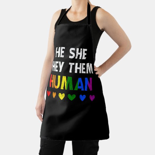 Hij heeft ze getrakteerd op menselijke LGBTQ homo Schort (Insitu)