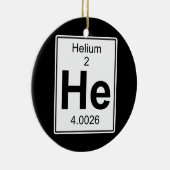 Hij - Helium Keramisch Ornament (Rechts)
