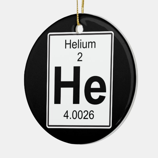 Hij - Helium Keramisch Ornament (Links)