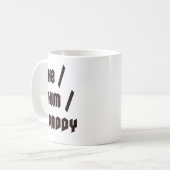 Hij Hem Papa Koffiemok (Voorkant links)