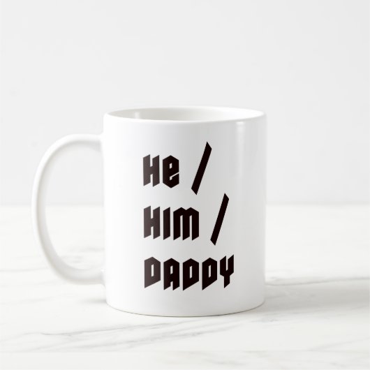 Hij Hem Papa Koffiemok (Links)
