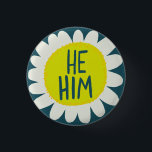 HIJ/HEM Pronouns Flower Pride Handlettered Ronde Button 3,2 Cm<br><div class="desc">Decoreer je outfit met deze coole kunstknop. Het is een geweldig cadeau! U kunt het aanpassen en tekst ook toevoegen. Bekijk mijn winkel voor veel meer kleuren en patronen! Laat me weten of je ook iets op maat wilt.</div>