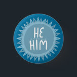 HIJ/HEM Pronouns Sun Pride Handlettered Blue Ronde Button 3,2 Cm<br><div class="desc">Decoreer je outfit met deze coole kunstknop. Het is een geweldig cadeau! U kunt het aanpassen en tekst ook toevoegen. Bekijk mijn winkel voor veel meer kleuren en patronen! Laat me weten of je ook iets op maat wilt.</div>