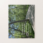 Hij herstelt Mijn Bijbel Bijbel Manuscript Legpuzzel (Verticaal)