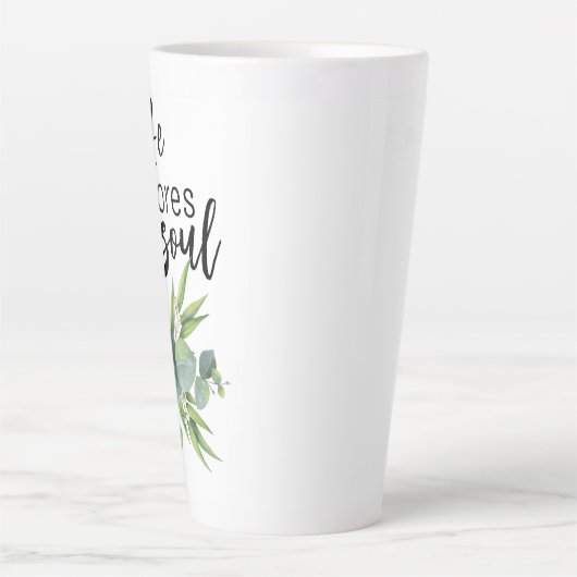 Hij herstelt mijn sol latte mok (Voorkant)