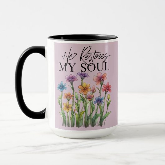 Hij herstelt mijn sol mok (Links)