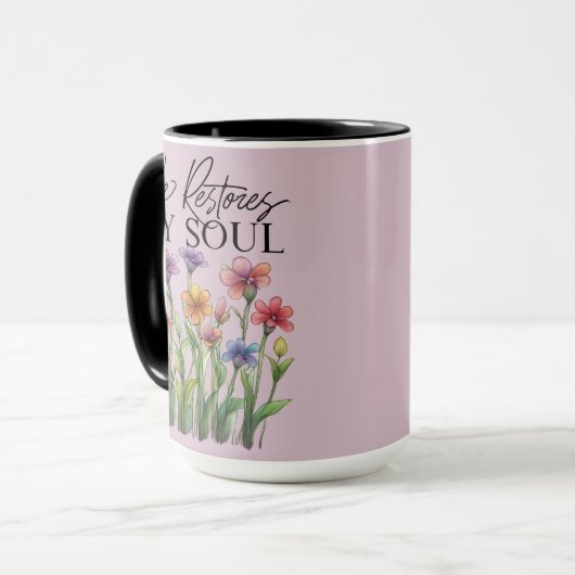 Hij herstelt mijn sol mok (Voorkant links)