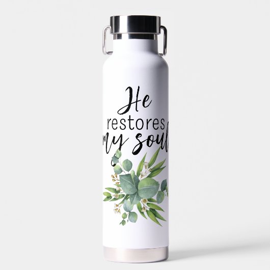 Hij herstelt mijn sol waterfles (Voorkant)