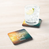 Hij herstelt mijn ziel bier onderzetter (Rechterzijde)