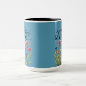 Hij herstelt mijn ziel koffie Mok (Midden)