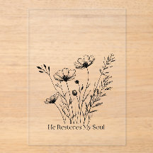 Hij Herstelt Mijn Ziel Minimalistisch Ontwerp